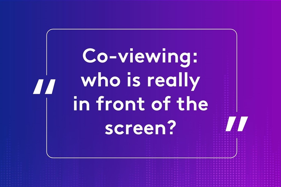Co-viewing: Who is really in front of the screen?