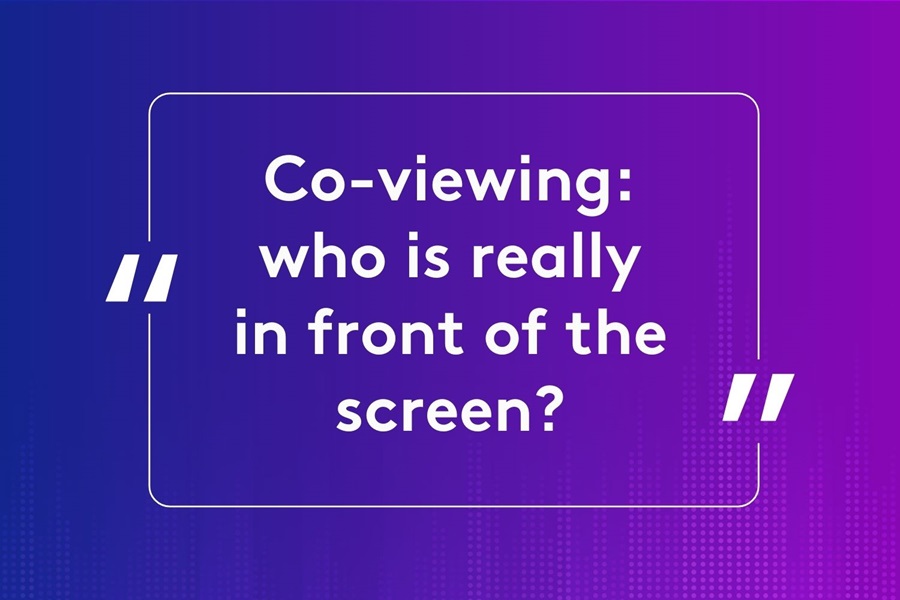 Co-viewing: who is really in front of the screen?