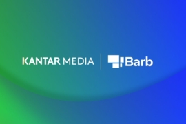 Kantar Media logo and Barb logo